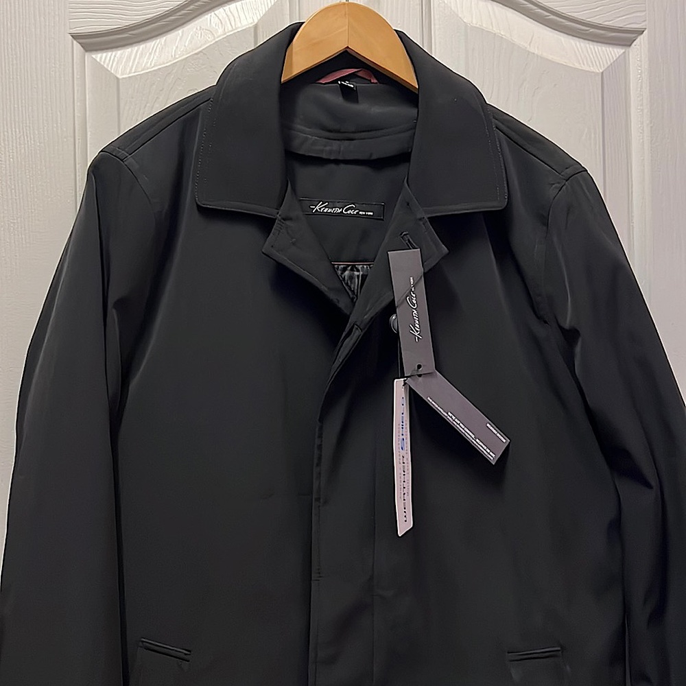 Kenneth Cole New York Men's Mid Trench/Rain Coat